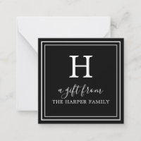 N'Importe Quelle Couleur - Cartes Cadeaux Monogram