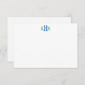 N'importe quelle couleur - Cartes simples de note  (Devant / Derrière)