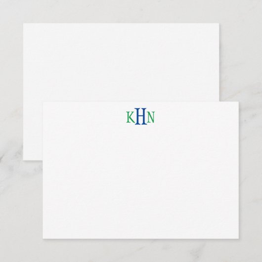 N'importe quelle couleur - Cartes simples de note  (Devant / Derrière)