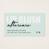 N'Importe Quelle Couleur Moderne Mint Lip Blush Ta (Devant)