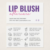 N'Importe Quelle Couleur Moderne Purple Lèvres Blu (Devant & derrière)