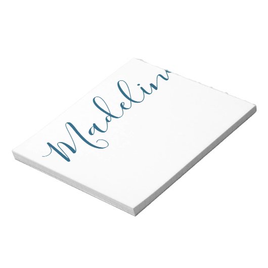 N'importe quelle couleur - Nom de script Bloc-note (Tourné)