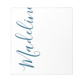 N'importe quelle couleur - Nom de script Bloc-note (Devant)