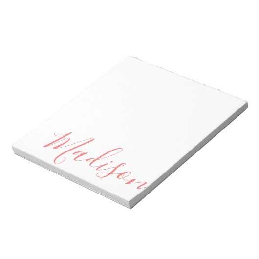 N'importe quelle couleur - Nom de script Bloc-note (Tourné)