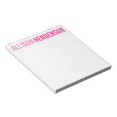 N'importe quelle couleur - Nom du bloc - Bloc-note (Incliné)