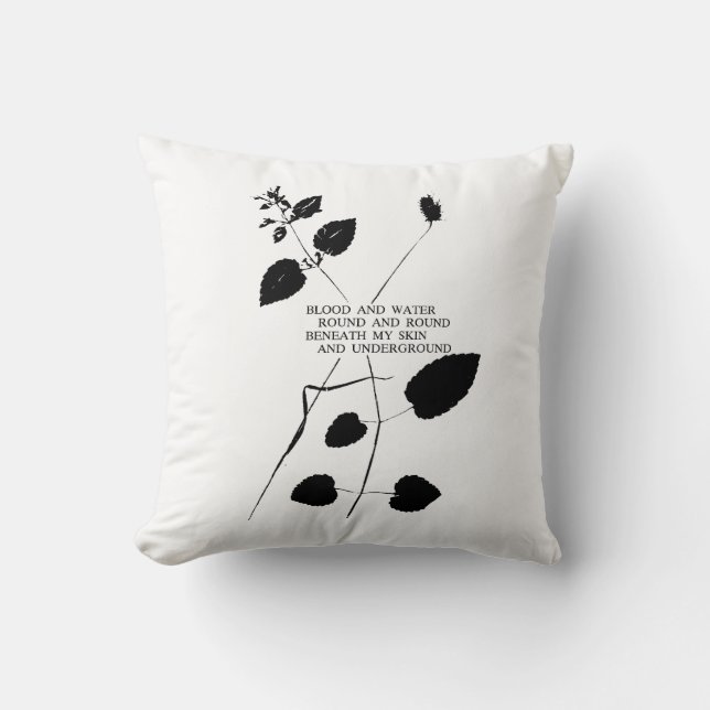 N'IMPORTE QUELLE COULEUR ! Sang et eau - Coussin d (Recto)