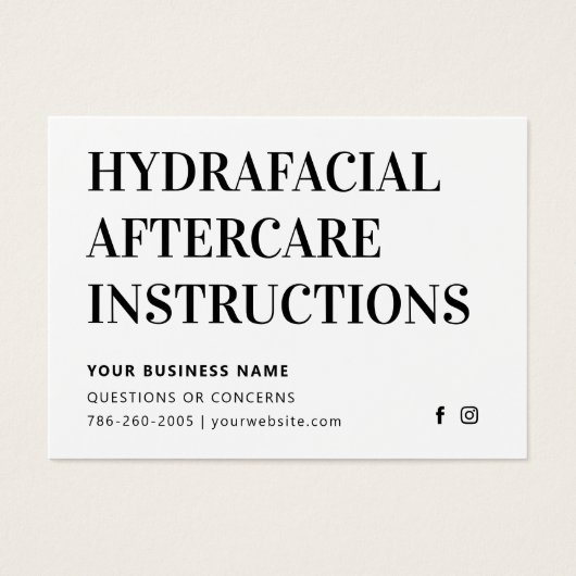 N'importe quelle couleur simple HydraFacial Afcare (Devant)