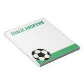 N'Importe Quelle Couleur Soccer Bloc-notes personn (Incliné)
