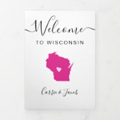 N'importe quelle couleur Wisconsin Carte Mariage B (Page de couverture)