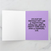 N'IMPORTE QUELLE FLIRTE D'OCCASION (SPANK ME CARTE (Intérieur)