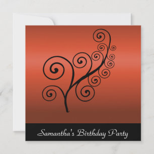 N'Importe Quelle Occasion Invitation Rouge