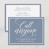 N'importe qui carte | Esquisse (bleu foncé) (Devant / Derrière)