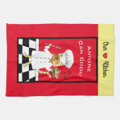 N'Importe Qui Peut Cuisiner ! Serviette de cuisine (Horizontal)