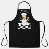 N'Importe Qui Peut Cuisiner ! Tablier noir Kitty ( (Recto)