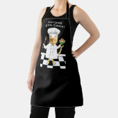 N'Importe Qui Peut Cuisiner ! Tablier noir Kitty ( (Insitu)