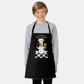 N'Importe Qui Peut Cuisiner ! Tablier noir Kitty p (Porté)
