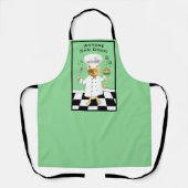 N'Importe Qui Peut Cuisiner ! Tablier Vert Kitty ( (Recto)