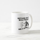 N'importe quoi peut arriver Tasse drôle quad VTT (Devant droit)