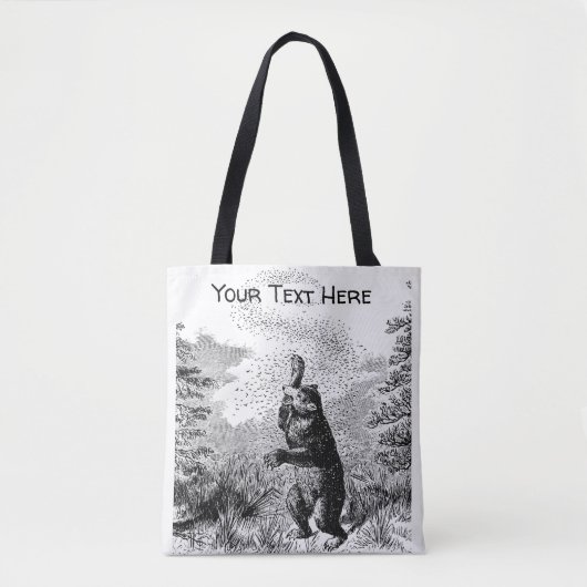 Nimrod - Beer en bijen Draagtas (Voorkant)