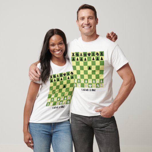 Nimzowitsch-Larsen Attack Chess Openings Shirt Beg (Unisex)