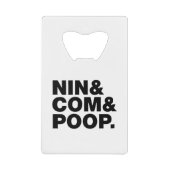 NIN & COM & POOP. (Devant)