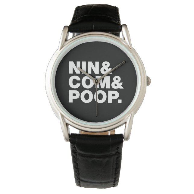 NIN & COM & POOP. HORLOGE (Voorkant)