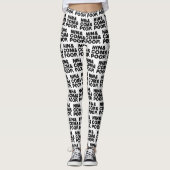 NIN & COM & POOP. LEGGINGS (Voorkant)