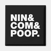 NIN & COM & POOP. MAGNEET (Voorkant)