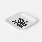 NIN & COM & POOP. PAPIEREN BORDJE (Gebogen)