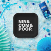 NIN & COM & POOP. PAPIEREN BORDJE (Feest)