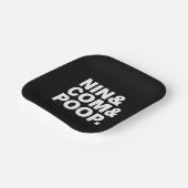 NIN & COM & POOP. PAPIEREN BORDJE (Gebogen)