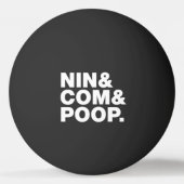 NIN & COM & POOP. PINGPONG BALL (Achterkant)