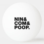 NIN & COM & POOP. PINGPONGBALLEN (Achterkant)