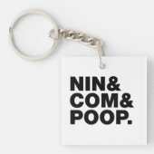 NIN & COM & POOP. SLEUTELHANGER (Voorkant)