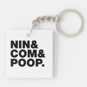 NIN & COM & POOP. SLEUTELHANGER (Achterkant)