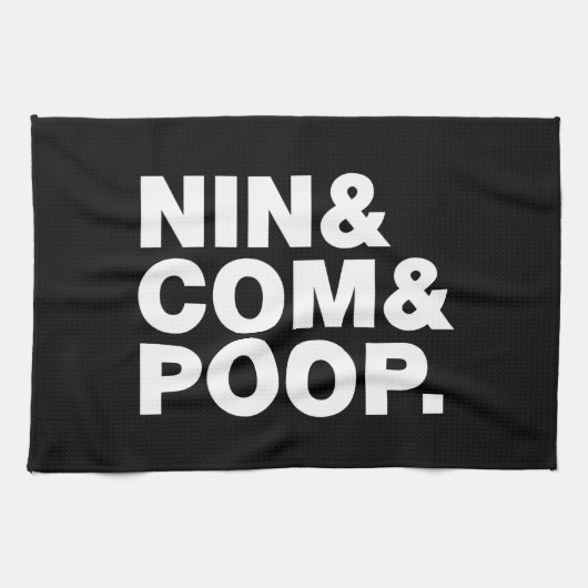 NIN & COM & POOP. THEEDOEK (Horizontaal)
