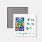 Nina Boyd Art magnet (PRIVATE) Magneet (Voorkant / Achterkant)