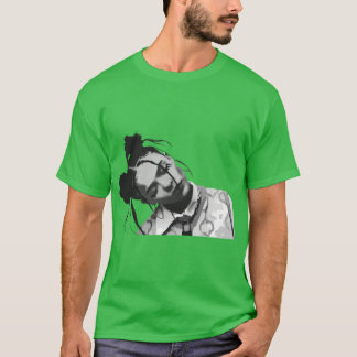 Nina Chuba Vector Art Serene en Edgy Monochroom C T-shirt