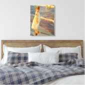 Niña door Joacquin Sorolla Canvas Afdruk (Insitu (Slaapkamer))