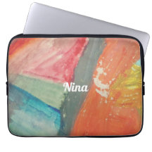 Nina Gepersonaliseerde Zonsondergang Abstracte Kun