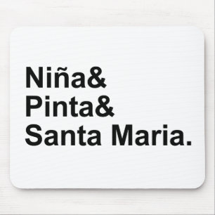 Nina Pinta Santa Maria   Schip van Christoffel Col Muismat