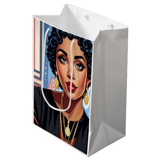 Nina sac cadeau moyen (Devant Angle)