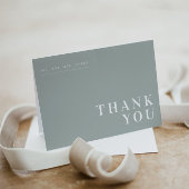 NINA | Sage Green Bohemian Minimal Carte de remerc