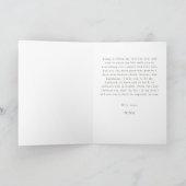 NINA Sage Green Boho her Wedding Vow Book Kaart (Binnen)
