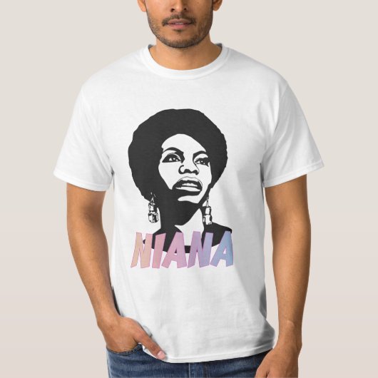 Nina Simone grappig T-shirt (Voorkant)