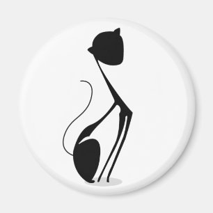 Nina Velvet Magnet : SoHo Cat in de spotlight Magneet