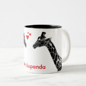 Ninakupenda "Ik hou van je" mok giraffe (Voorkant rechts)