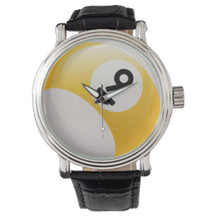 Nine Ball Horloge