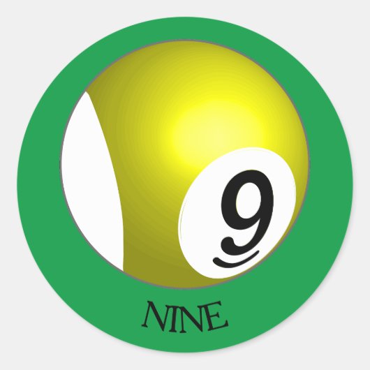 Nine Ball Sticker (Voorkant)