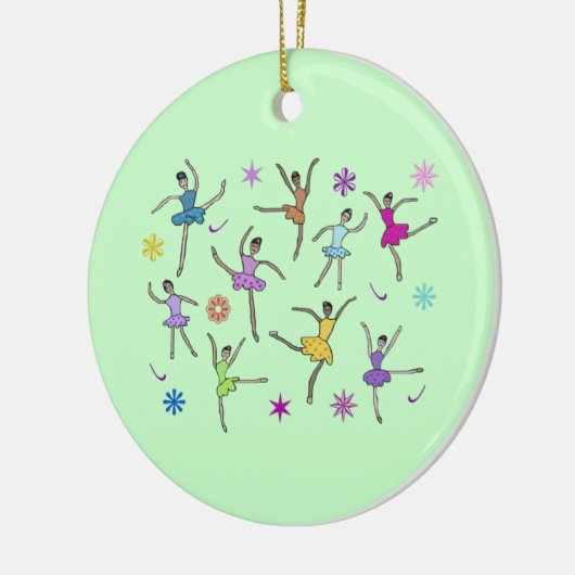Nine Dames Dansende Ornament (Links)
